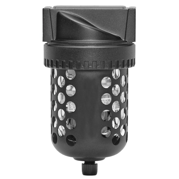 Ross Controls Filter Full-Size Series, Manual Drain, Polycarbonate Bowl, 5 um Polyethylene Filter,  5011B4008 - main